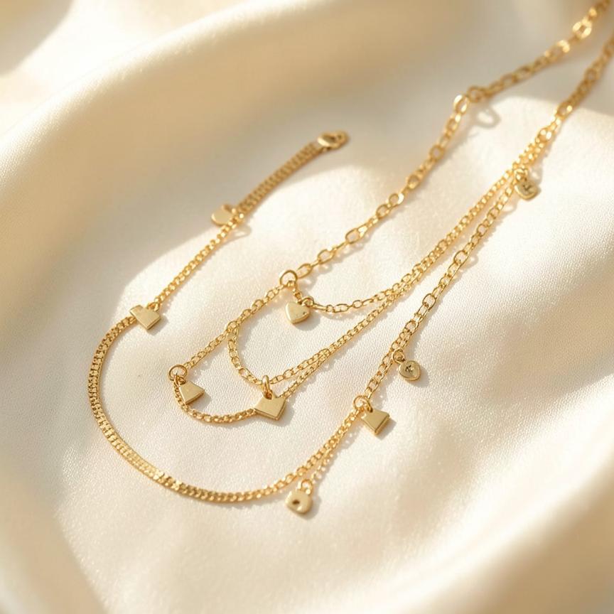 Layered Charm Necklace
