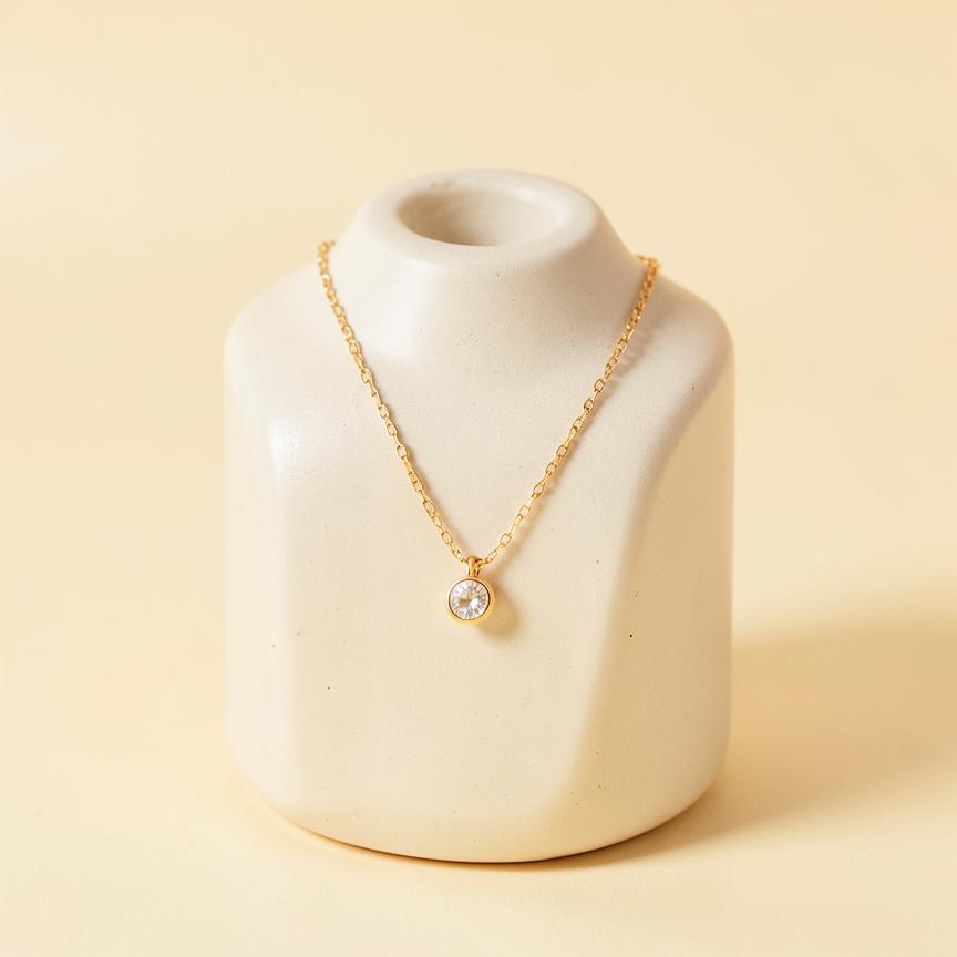 Orbit CZ Necklace